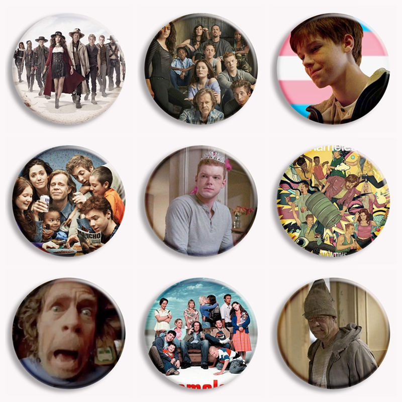 Vintage Collection Playset - American Drama Shameless Button Pin Vintage