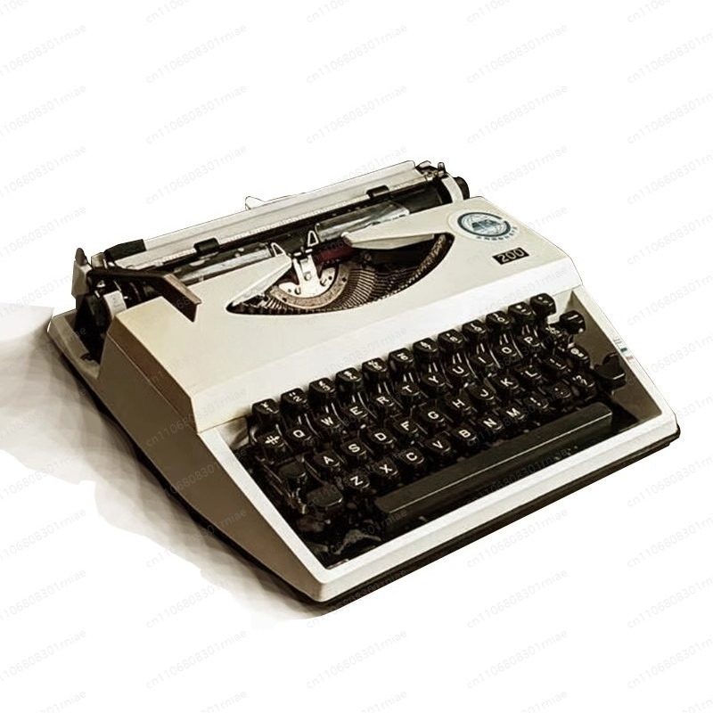 Vintage Things Collection - Vintage typewriter English machinery, flying fish-200