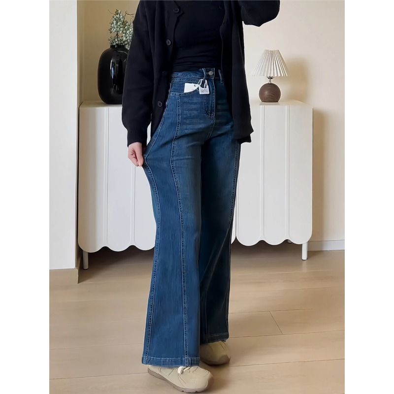 Collectible Vintage Matches - Autumn Elastic Bell Bot Jeans Women's