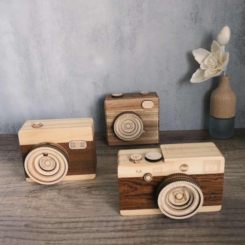 Vintage Wooden Camera Music Bo - огляд і ціна Collectible Vintage Cameras