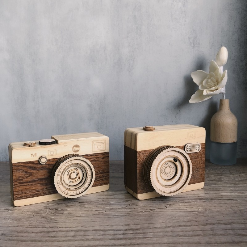 Vintage Wooden Camera Music Bo - огляд і ціна Collectible Vintage Cameras