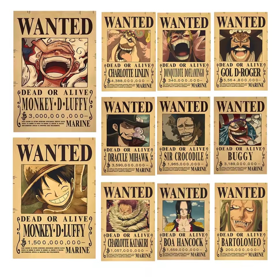 Anime One Piece Bounty Wanted  - огляд і ціна Vintage Game Collection