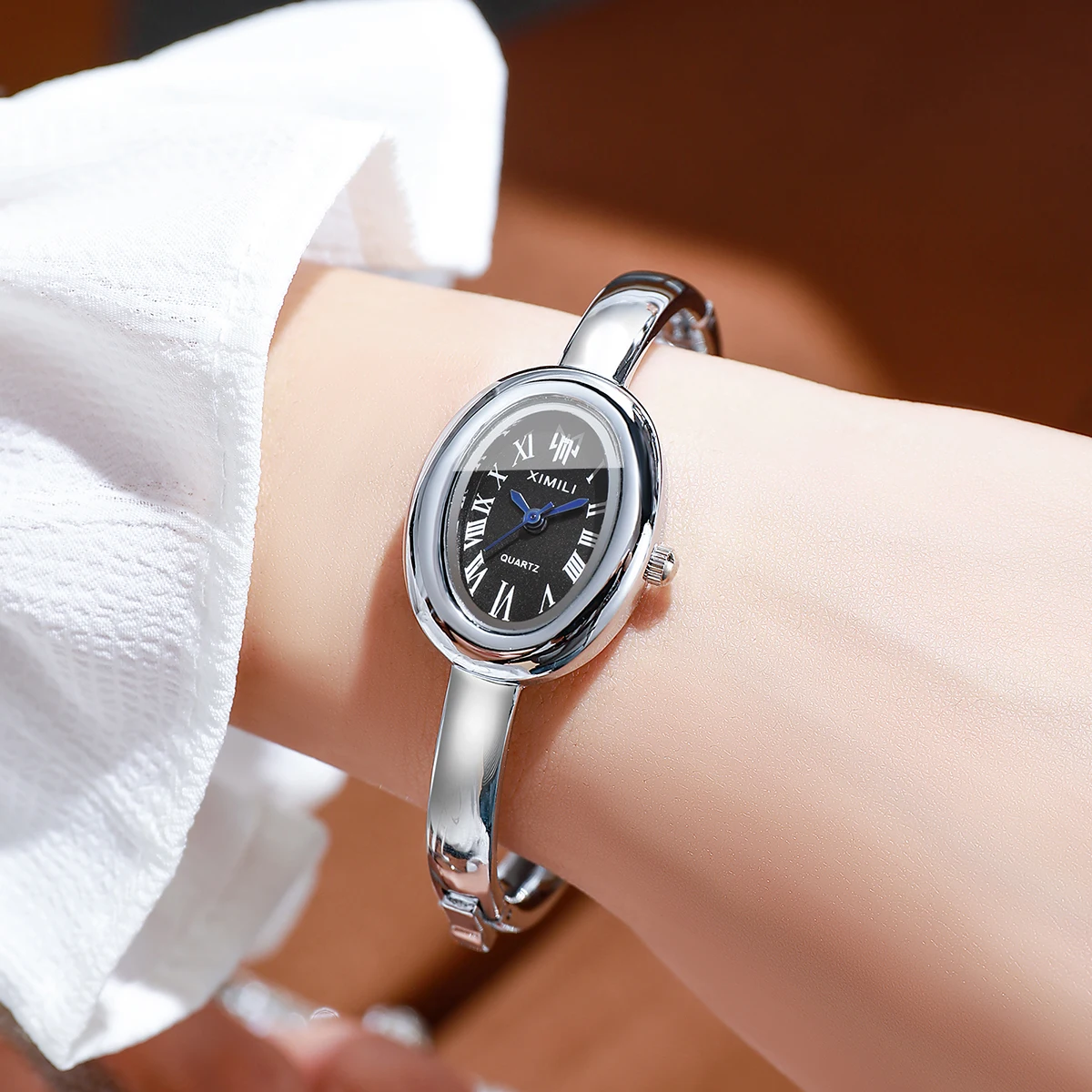 2026XIMILI Vintage Oval Bangle - огляд і ціна Vintage Watch Crystal