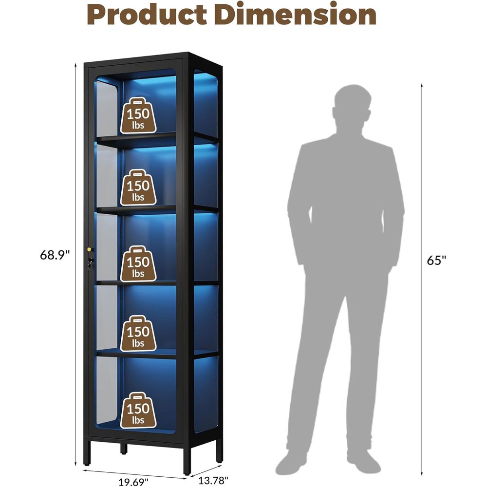 69 Glass Display Cabinet with  - огляд і ціна Collectible & Vintage Dolls For Wedding