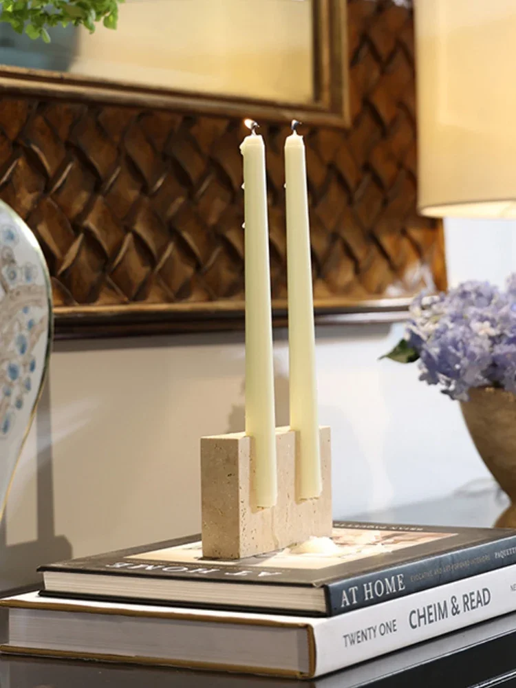 2 Holes Marble Candlestick Hol - огляд і ціна Collectible Vintage Matches